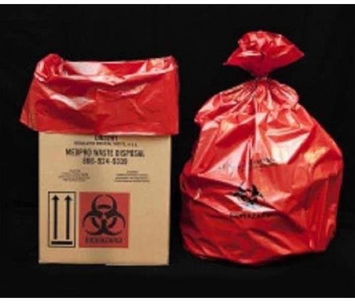 biohazard bag and box